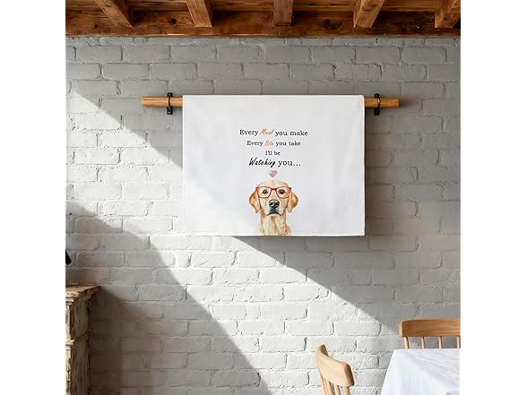 Funny Labrador Retriever Kitchen Towel