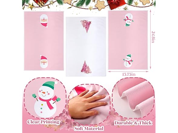 7 Pcs Christmas Shower Set