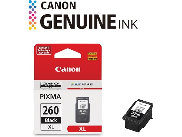 Canon PG-260 XL Genuine Black Ink Cartridge