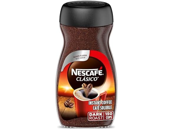 Nescafe Clasico Instant Coffee, Dark Roast