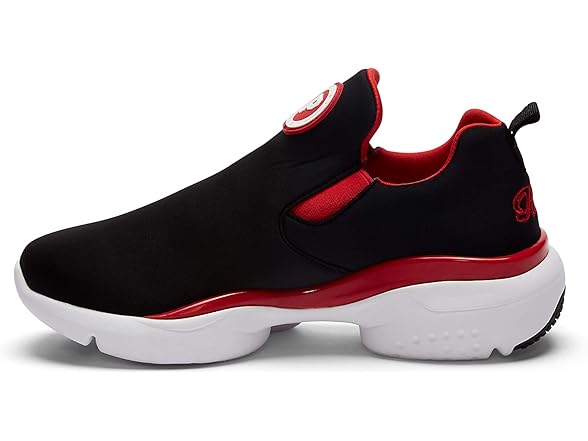 Pastry Phoenix Sneaker Black/Red Adult, Size 8