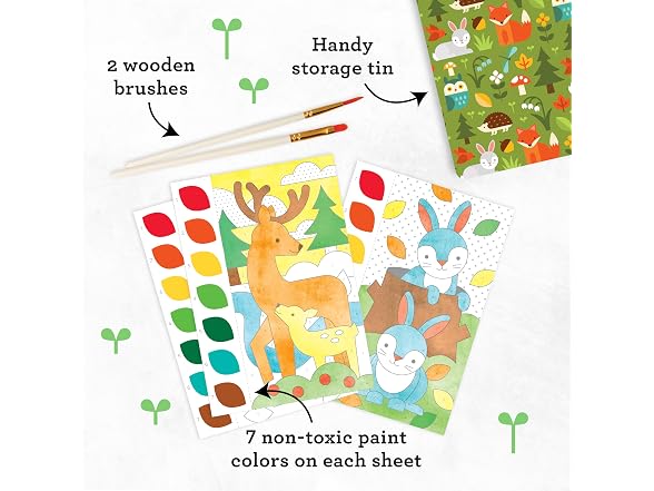 Paint by Numbers: Woodland