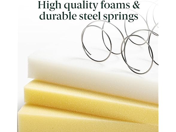 ZINUS 6" Foam and Spring Hybrid Full Mattress