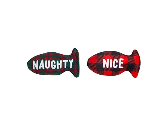 Set of 2 Pearhead Naughty Or Nice Christmas Toy
