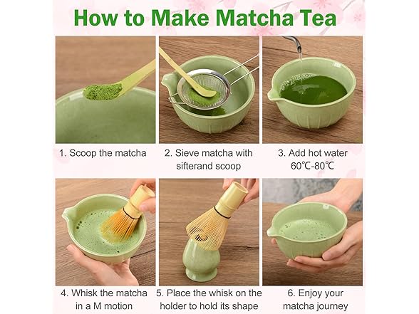 MONOJOY Matcha Whisk Set