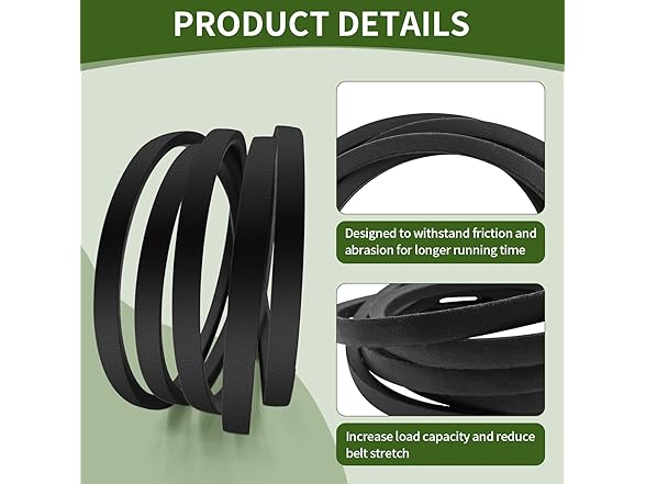 JingSney 5/8"x83" Deck Belt 01005011