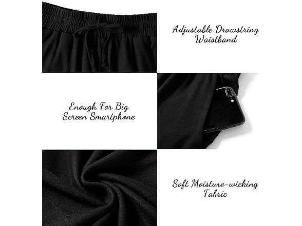 Culayii Women (L) Capris High Waist Comfy Pants