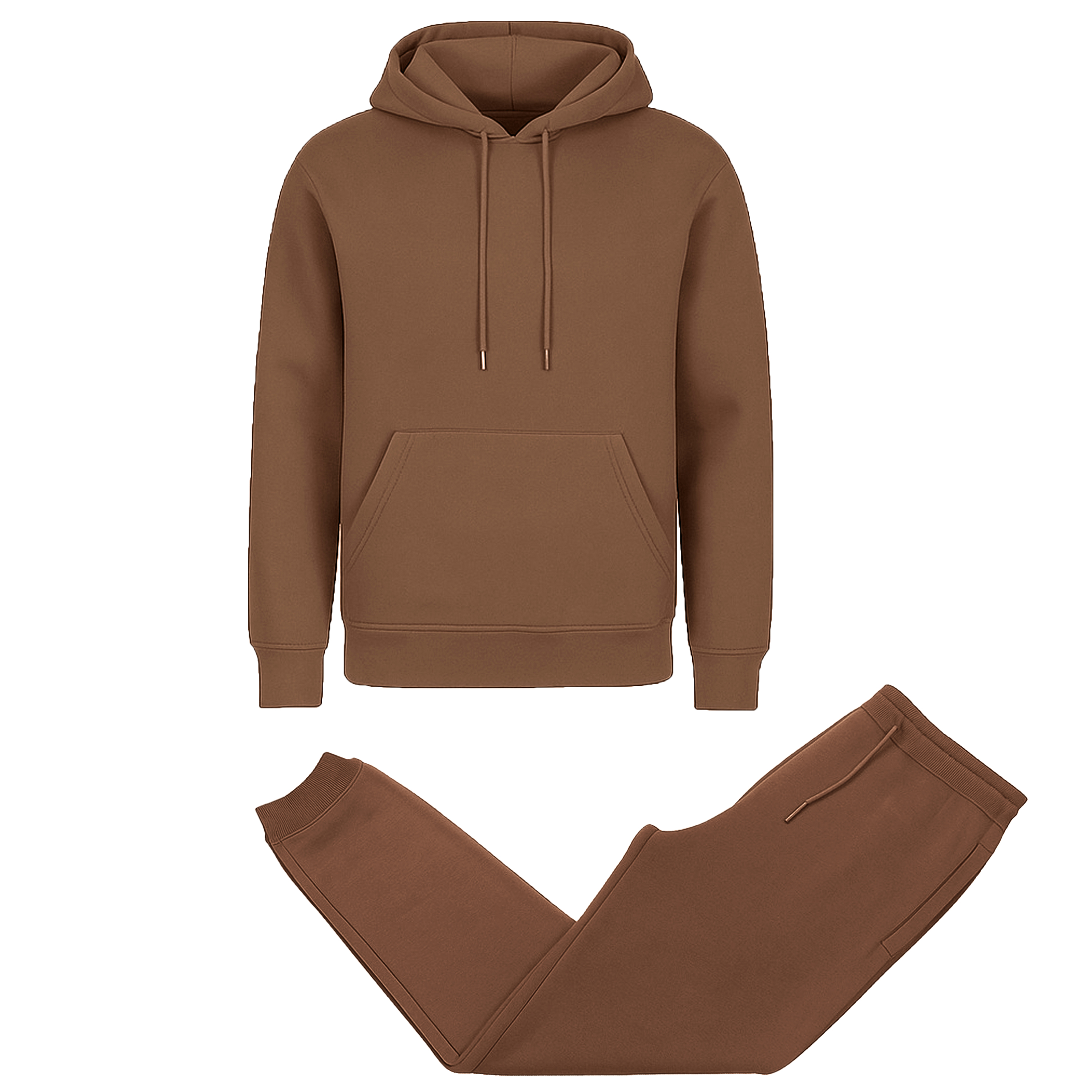 Mens Fleece-Lined Pullover Hoodie & Jogger Set - Gallery 22