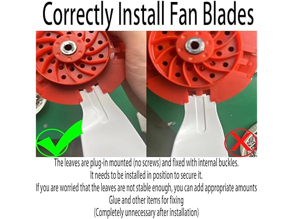 YoYuZJ Ceiling Fan with Light E26/E27