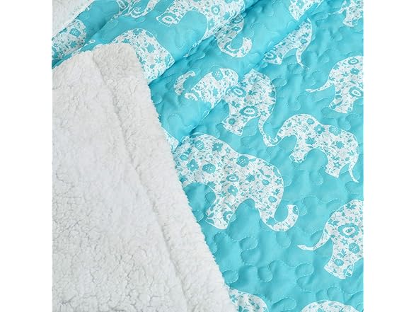 Lush Decor Elephant Reversible Throw