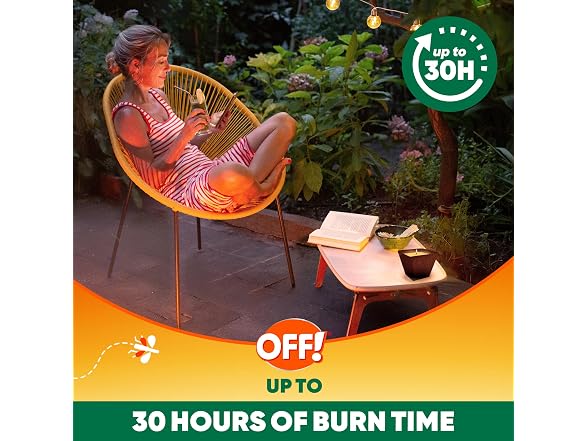 OFF! Backyard Citronella Scented Candle