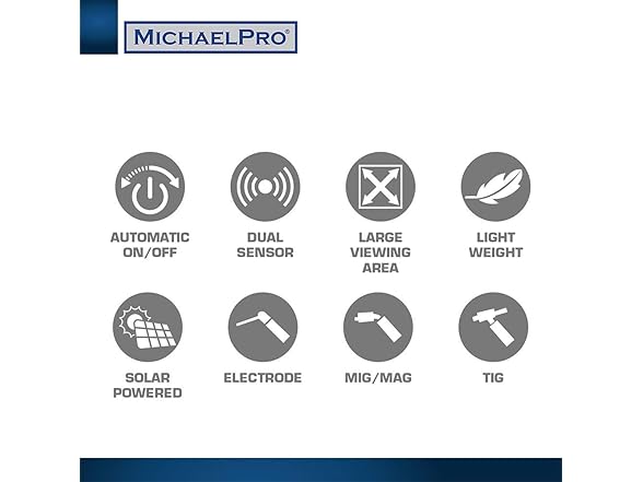 MichaelPro MP011001 Auto Darkening Welding Helmet