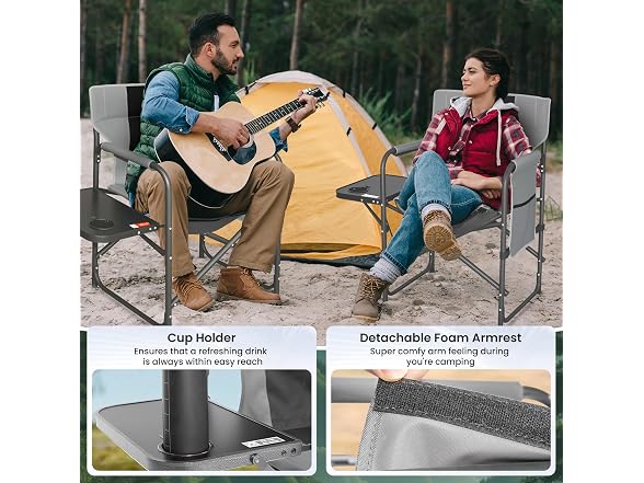 Suptinwear Heavy Duty Director Camping Chair
