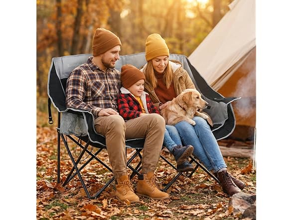 SUNNYFEEL Heated Double Camping Chair