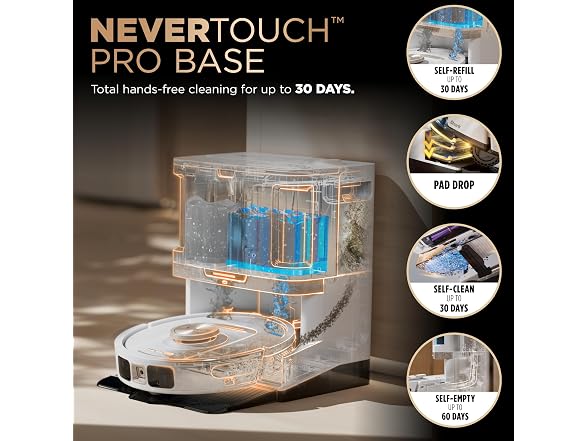 Shark PowerDetect NeverTouch Pro Robot Vacuum & Mop