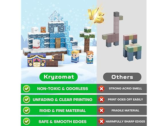 100PCS Magnetic Blocks