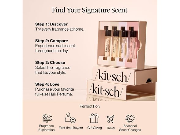 Kitsch Hair Perfume for Women Hair Spray and Body