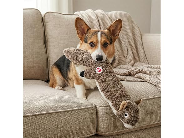 SPOT Skinneeez Extreme Quilted Squirrel- Durable