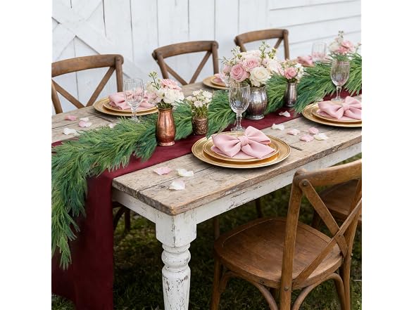 Nazano Real Touch Pine Wedding Garland