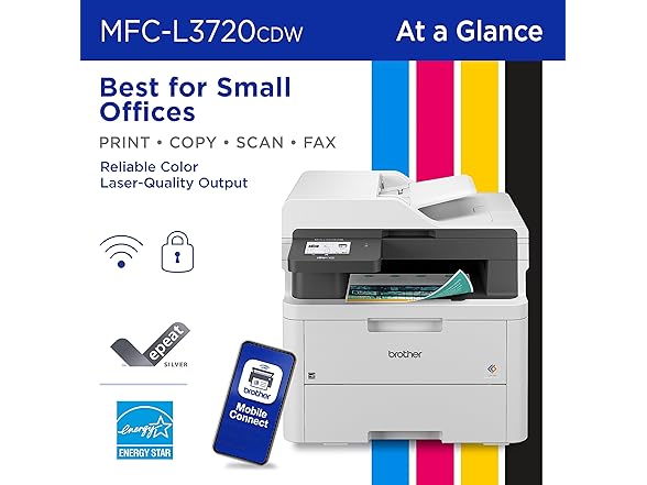 Brother Wireless Color Laser Printer w/ Scanner