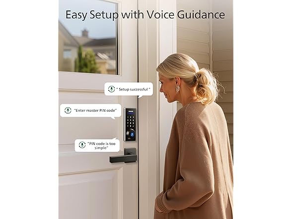 Philips DDL210X Fingerprint Keyless Entry Door Lock Satin