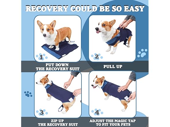 Breathable Dog Surgery Recovery Suit