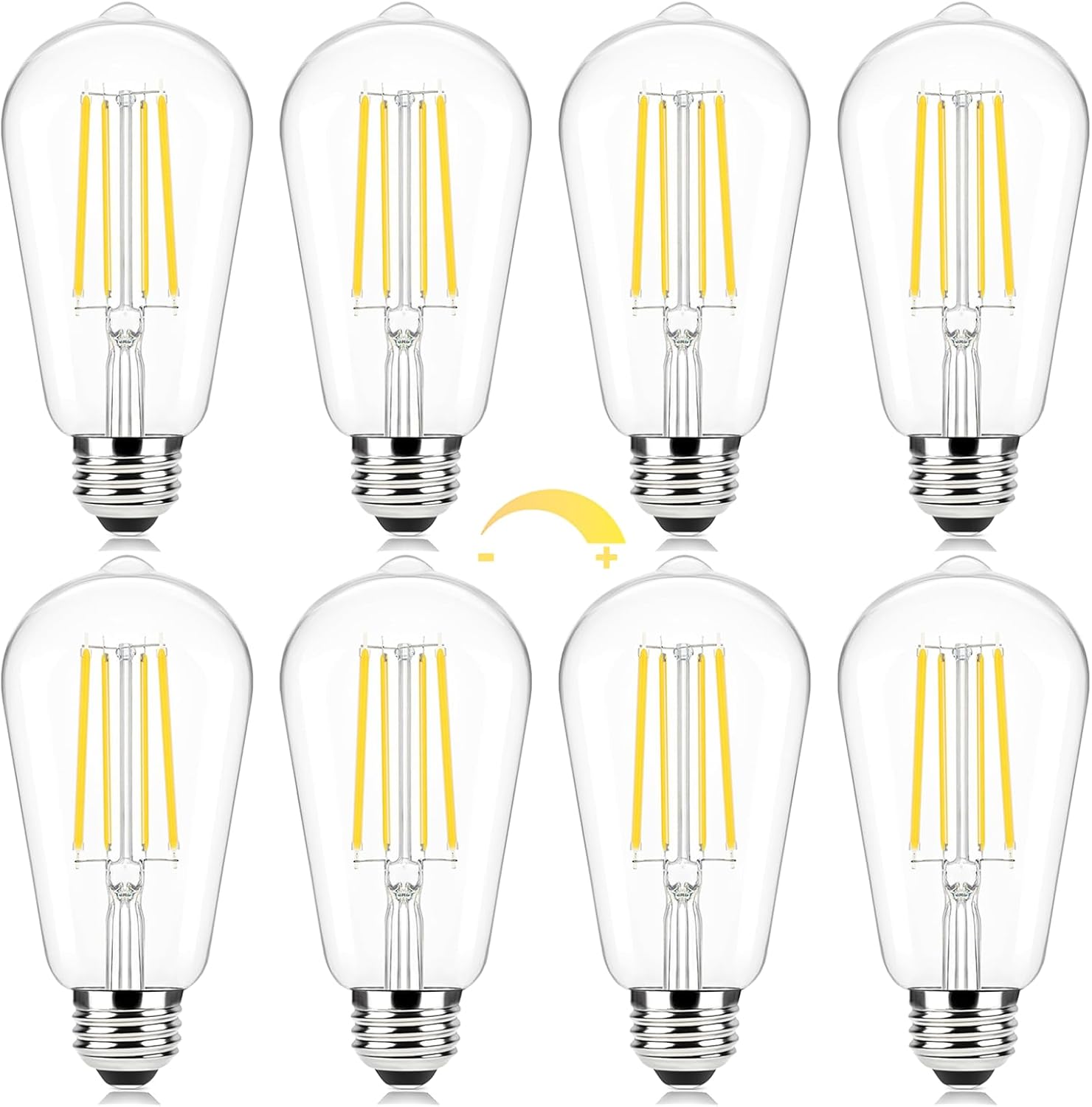 Brightever Dimmable LED Light Bulbs 60W Equivalent - Gallery 12