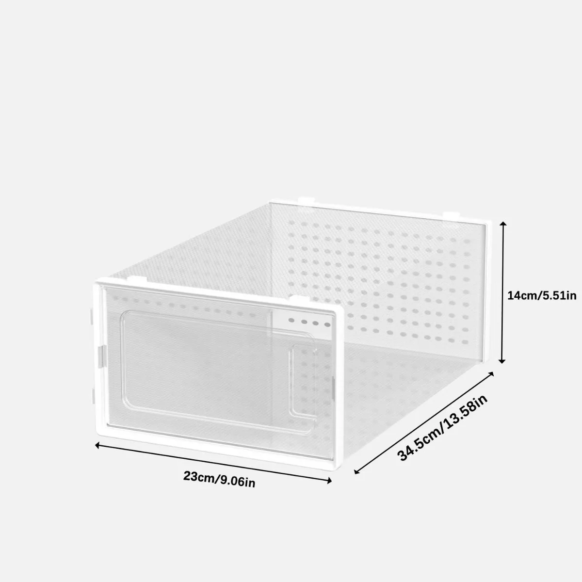 J&V Plastic Stackable Shoe Boxes 12Pk - Gallery 19