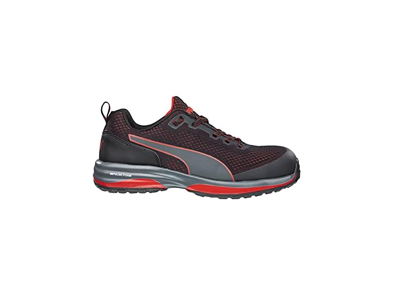 Puma 644495-10-210 10 PUMA SAFETY SPEED BLK/RED L