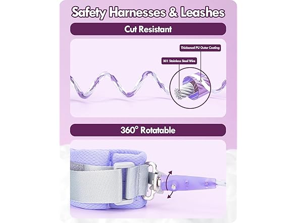 4 Pack Toddler Safety Leash Harness