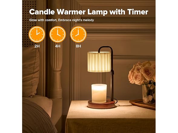 keysays Dimmable Candle Warmer Lamp