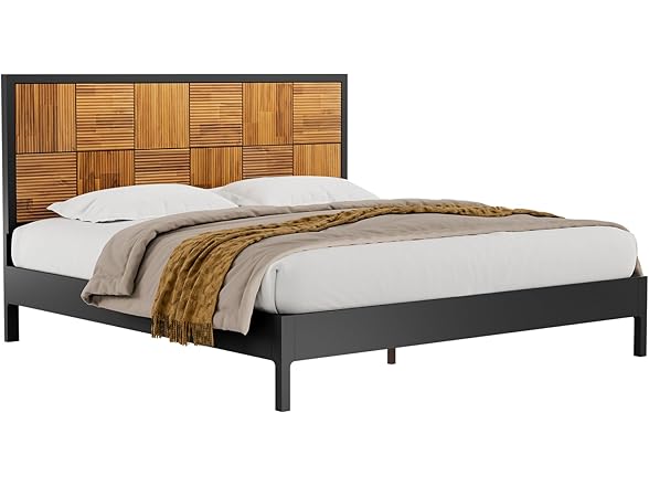 Bme Madia King Bed Frame and Headboard