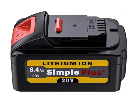 Simple Plus+ 20V 8.4Ah Replacement Battery for Dewalt