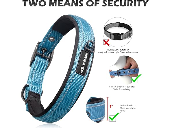 Sturdy Dog Collar for Small Medium Large Dog