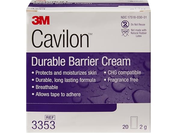 Cavilon 3353 Durable Barrier Cream Box of 20