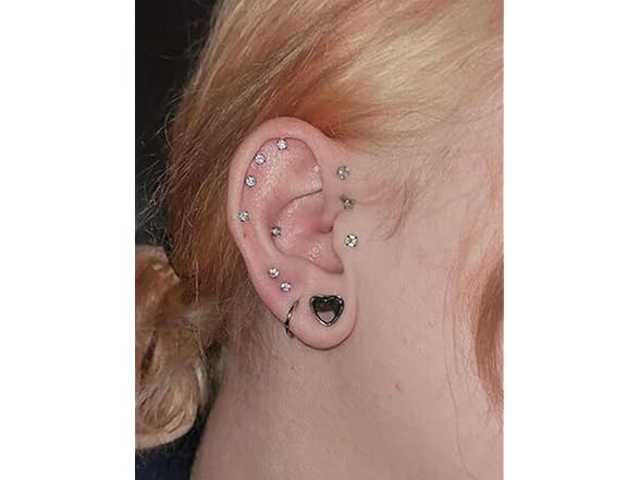 Kridzisw Flat Back Nose Rings Studs