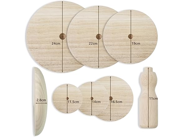 Lampstop Wooden Pottery Molds