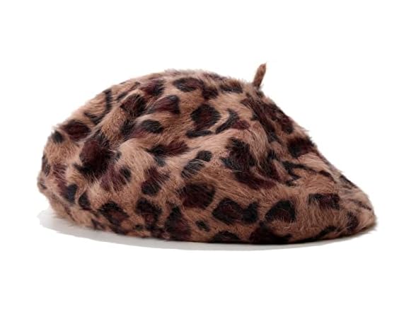 Joylife Women (One Size-Large) Fluffy Beret Lady