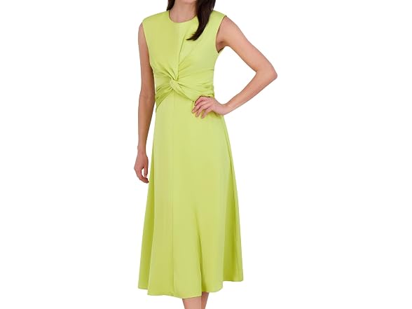 Vince Camuto Women Cap Sleeve U-neck Pear Dress