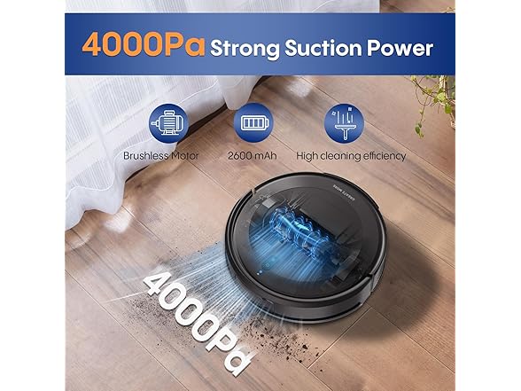 Bagotte Robot Vacuum and Mop Combo