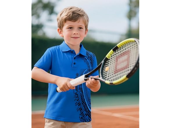 Secood Boys (XL) Short Sleeve Pique Polo Tops