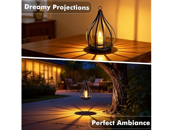KagoLing Solar Flame Lantern 4P