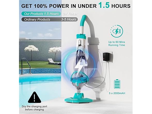 FOTING Cordless Handheld Spa Vacuum