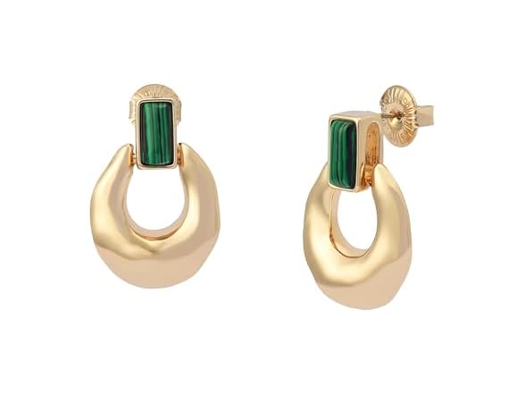 Robert Lee Morris Women's Malachite Earrings