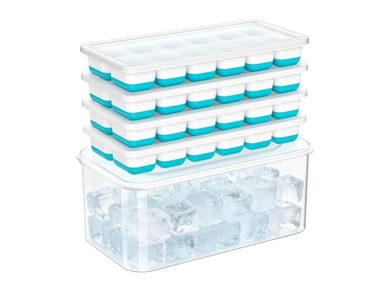 NFK Ice Cube Tray with Lid & Bin