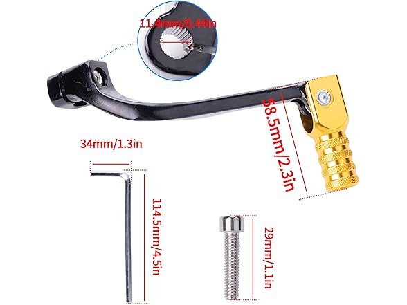 CIOM Alloy Aluminum Gear Shifter Lever