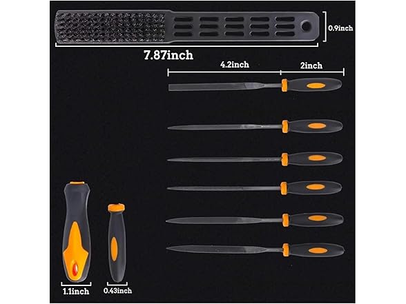 GYQAZSS 17Pcs File Tool Set