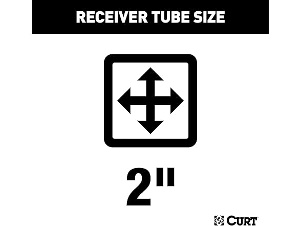 CURT 13345 Class 3 Trailer Hitch,