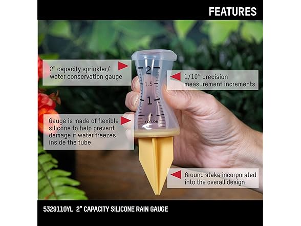 Sprinkler Gauge Yellow