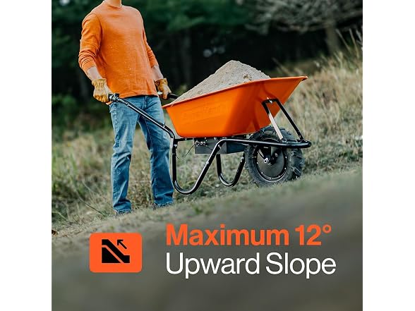 SuperHandy GUO087 Cordless Electric Wheelbarrow
